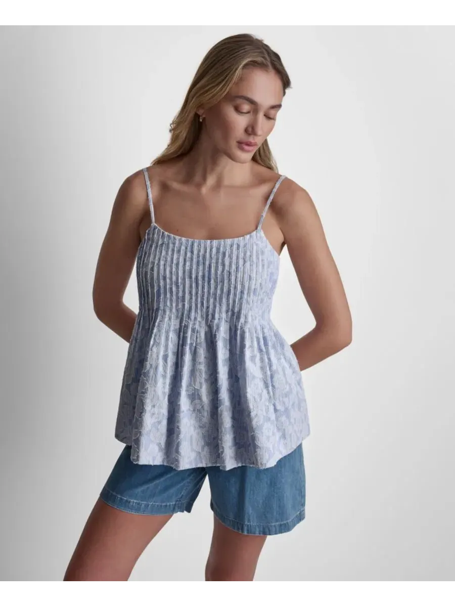 Женская майка с вырезом-лодочкой DKNY Jeans — белый