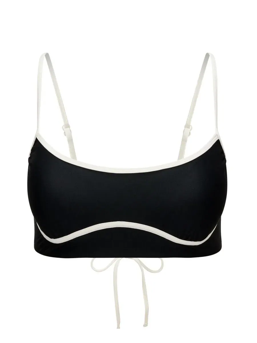 Женский купальник River Swimwear, топ для купальника Adore Me — изображение 3 из 4, черный
