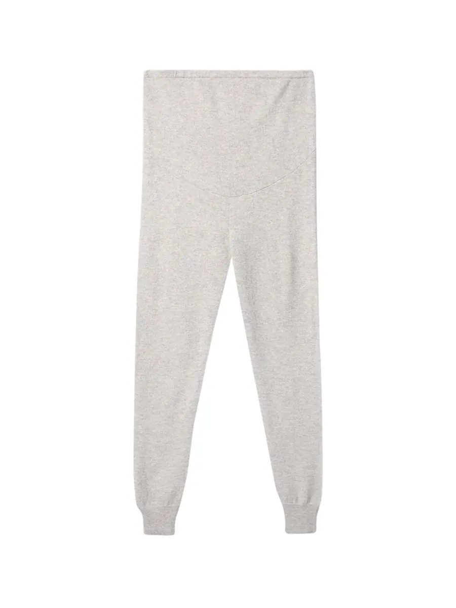 Кашемировые трикотажные брюки для беременных Gobi Cashmere — серый