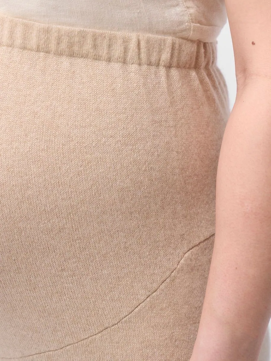 Кашемировые трикотажные брюки для беременных Gobi Cashmere, Neutral-navajo — изображение 6 из 7