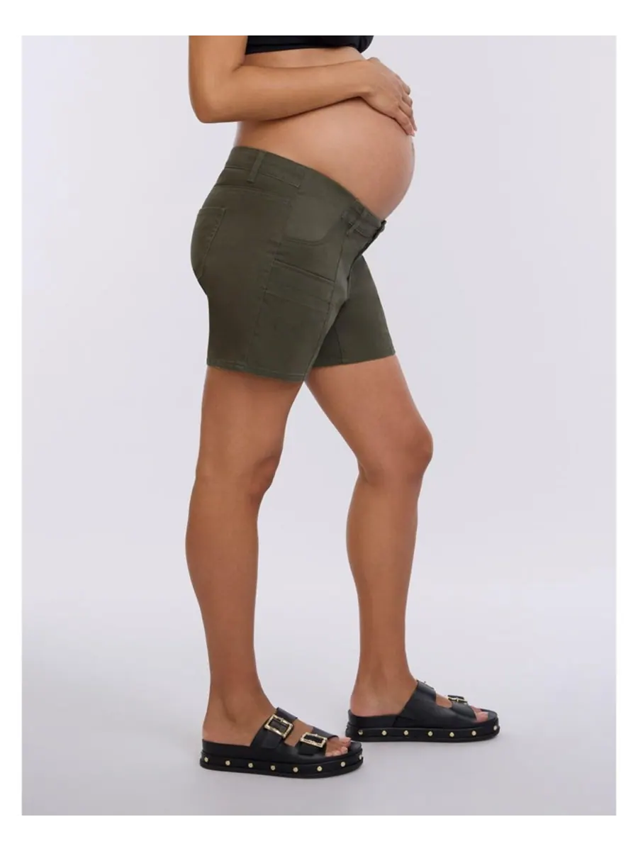 Короткие шорты для беременных "Под животом" - Материнство Motherhood Maternity, Deep depths — изображение 4 из 5