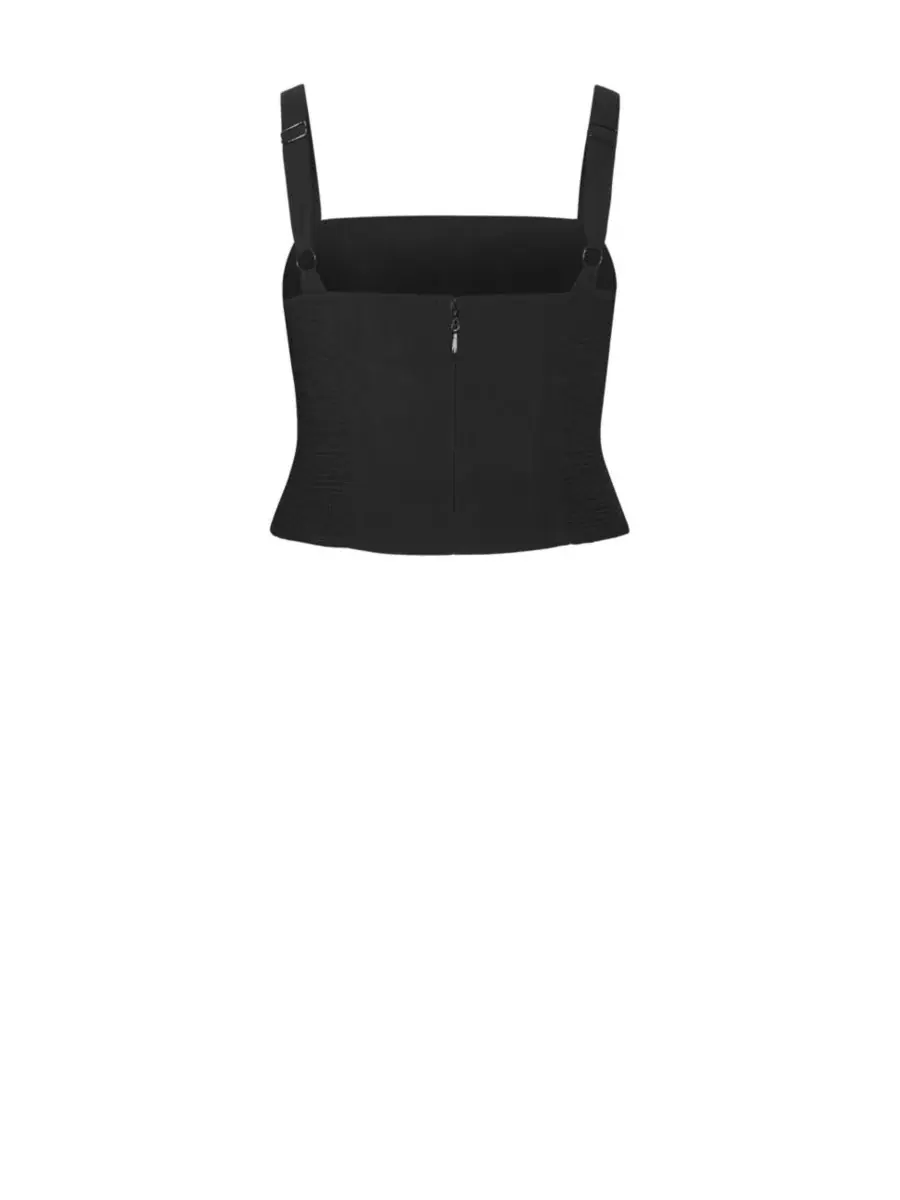 Женский укороченный топ Bianka CITY CHIC — изображение 5 из 5, черный