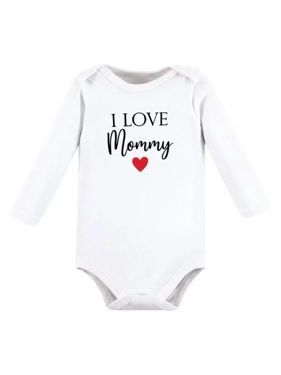 Комплект из 3 хлопковых боди с длинными рукавами Hudson Baby — изображение 5 из 5, красный черный