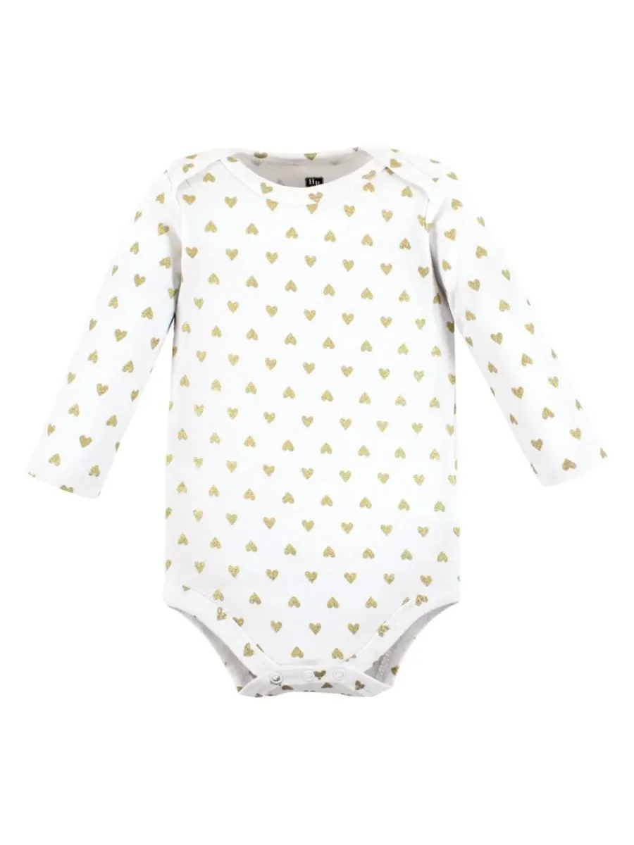 Комплект из 3 хлопковых боди с длинными рукавами Hudson Baby, Girl Mommy 3-Pack — изображение 3 из 4