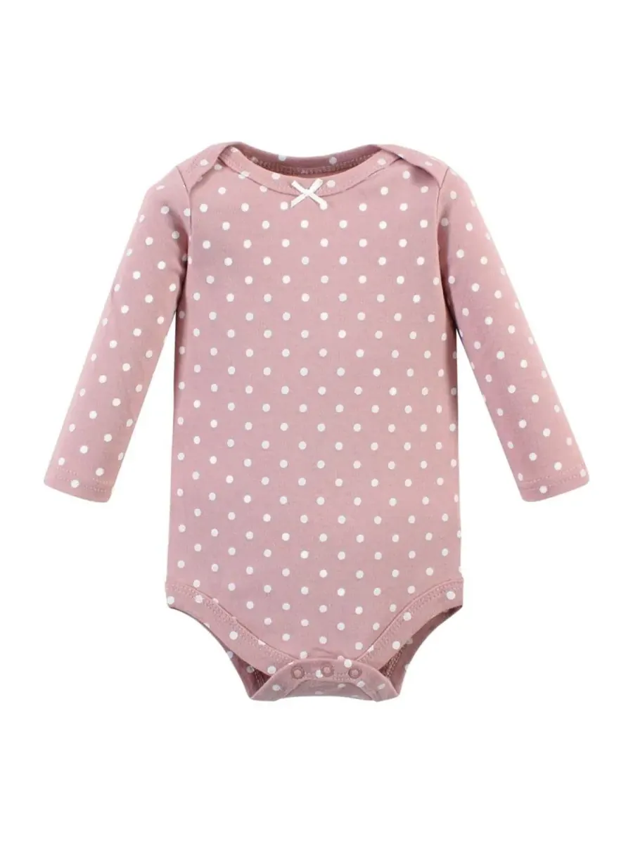 Комплект из 3 хлопковых боди с длинными рукавами Hudson Baby, Bonita 3 Pack — изображение 2 из 5