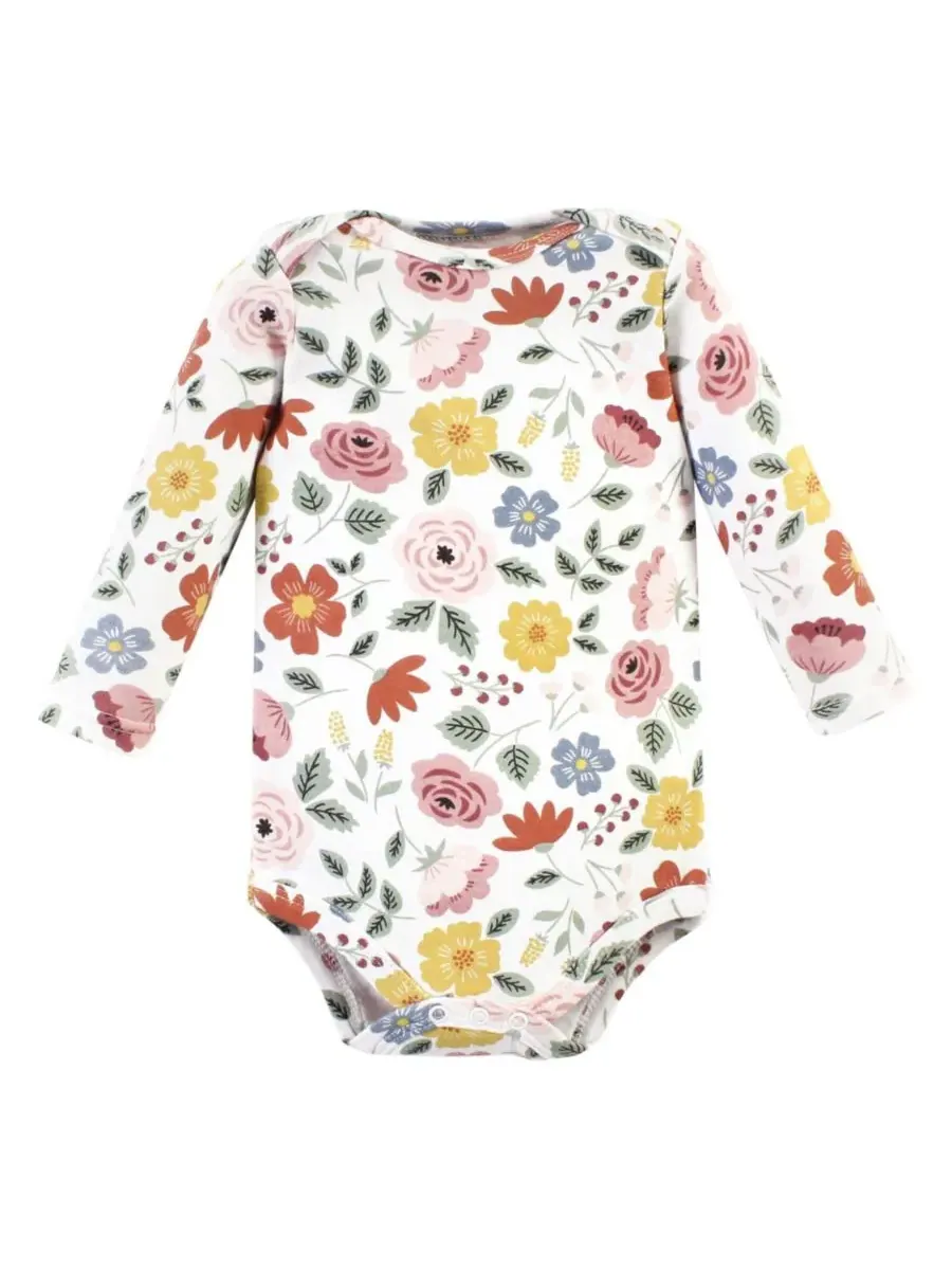 Комплект из 3 хлопковых боди с длинными рукавами Hudson Baby, Bonita 3 Pack — изображение 5 из 5