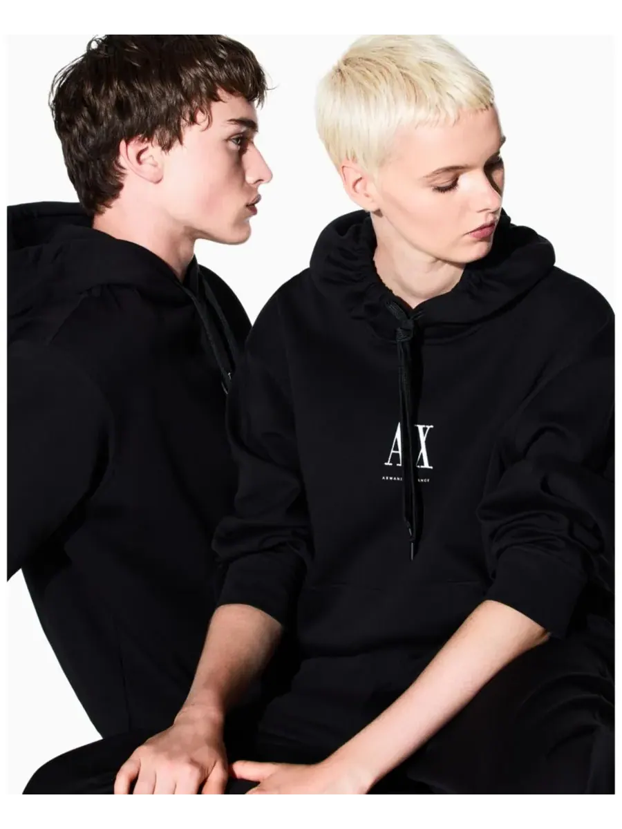 Мужские флисовые спортивные брюки Icon A|X Armani Exchange — изображение 3 из 5, черный