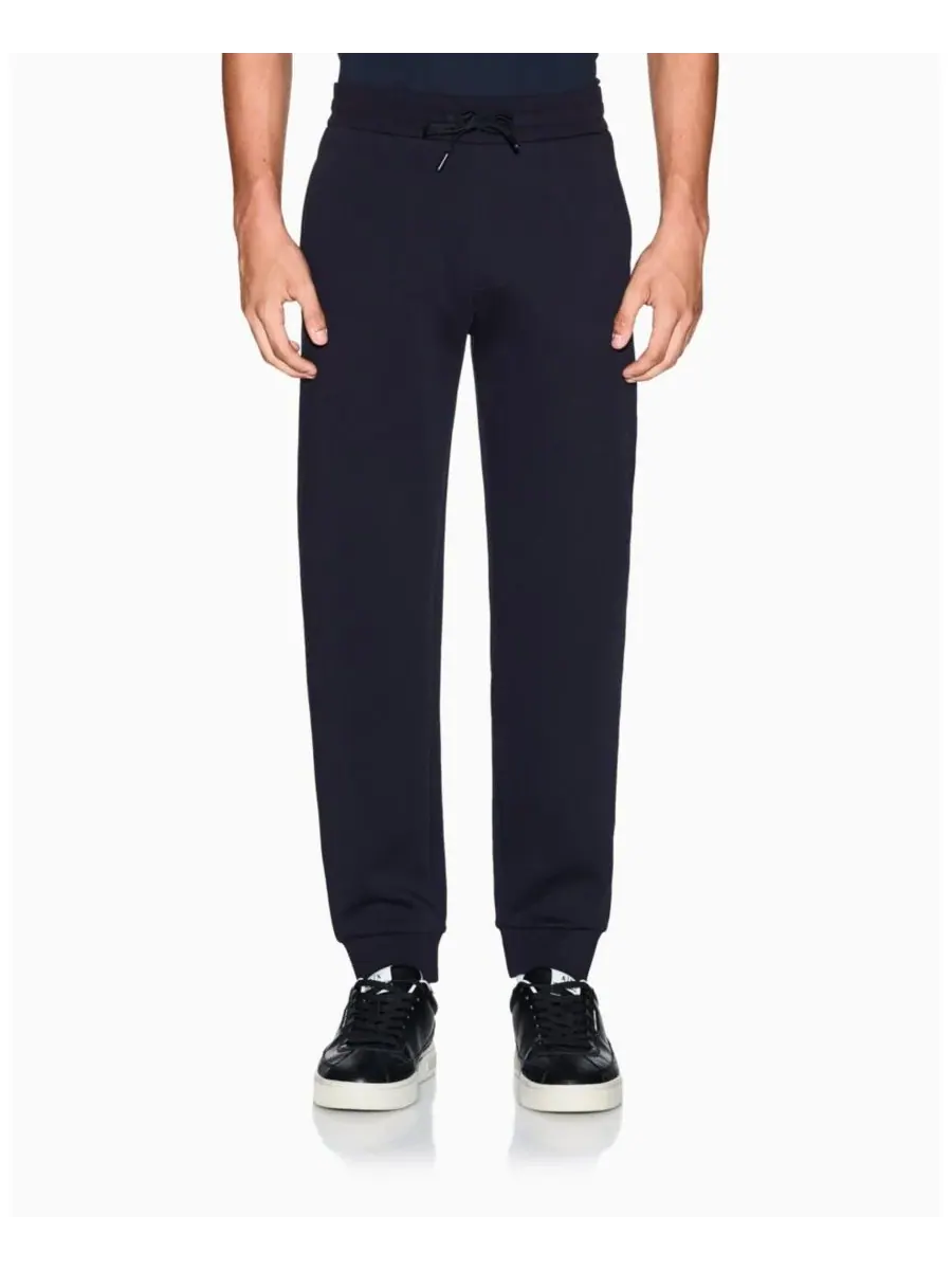 Мужские флисовые спортивные брюки Icon A|X Armani Exchange — изображение 1 из 5, глубокий темно-синий
