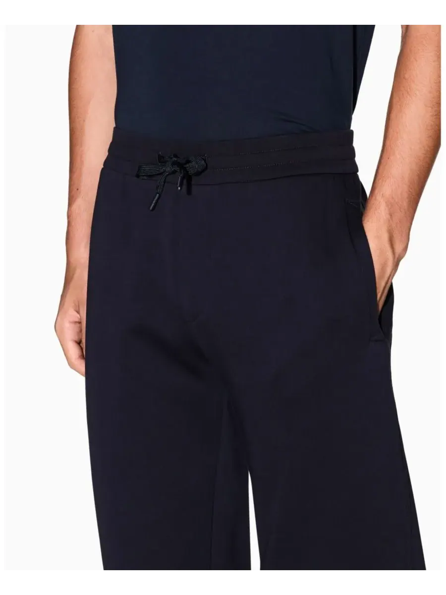 Мужские флисовые спортивные брюки Icon A|X Armani Exchange — изображение 3 из 5, глубокий темно-синий