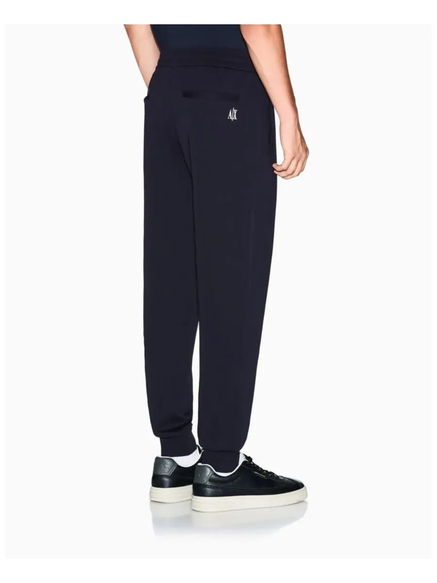 Мужские флисовые спортивные брюки Icon A|X Armani Exchange — изображение 4 из 5, глубокий темно-синий
