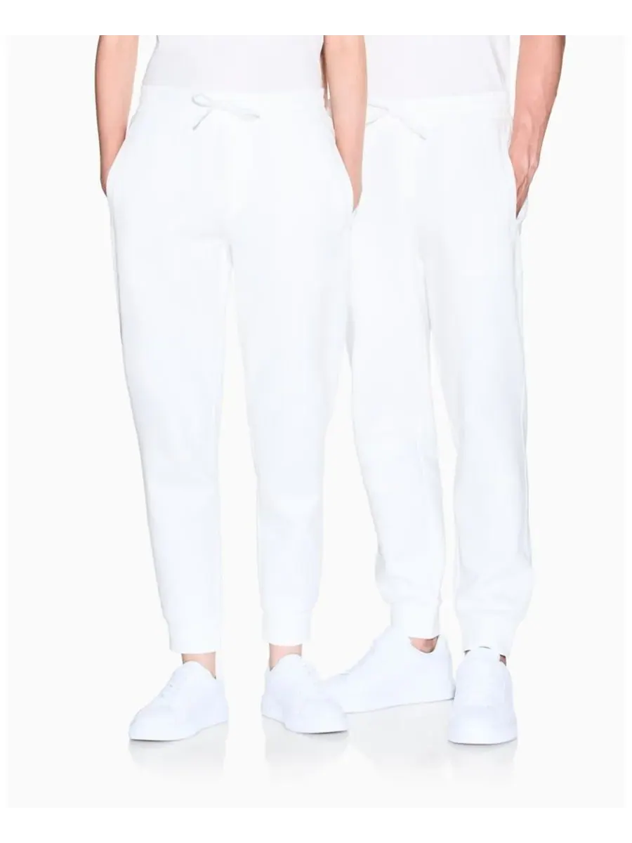 Мужские флисовые спортивные брюки Icon A|X Armani Exchange — изображение 2 из 5, белый