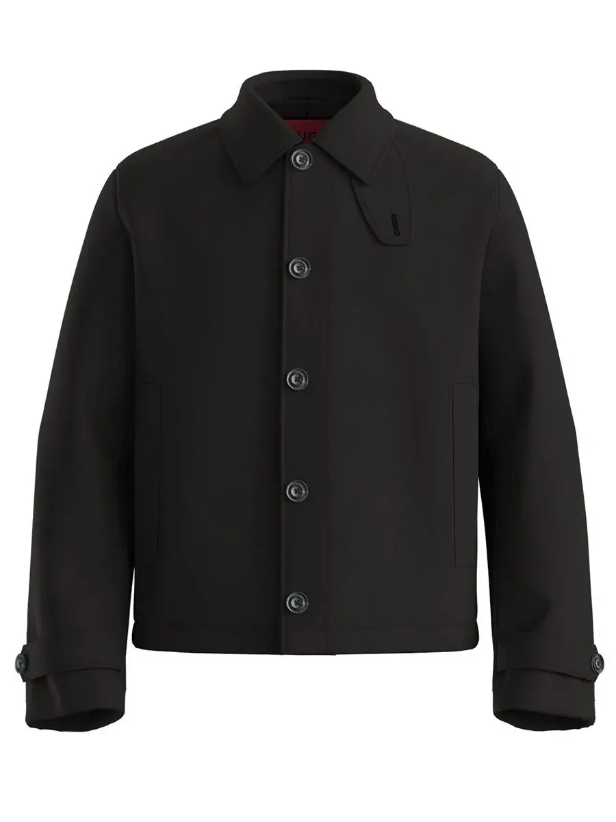 Мужской пиджак Baver Modern с воротником Hugo Boss — изображение 1 из 3, черный