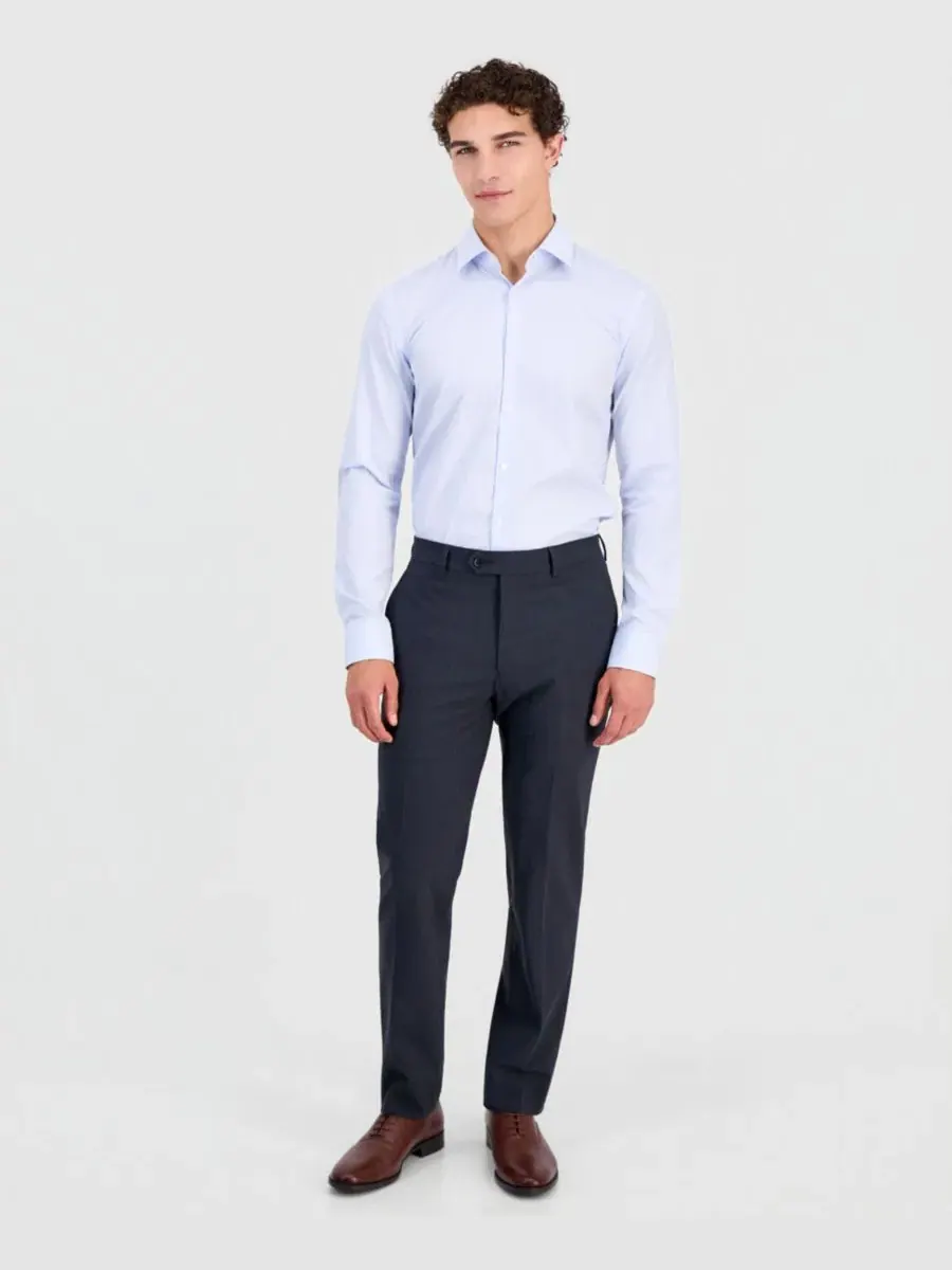 Рубашка с длинным рукавом Kenno Slim-Fit Hugo Boss — изображение 3 из 6, светлый/синий