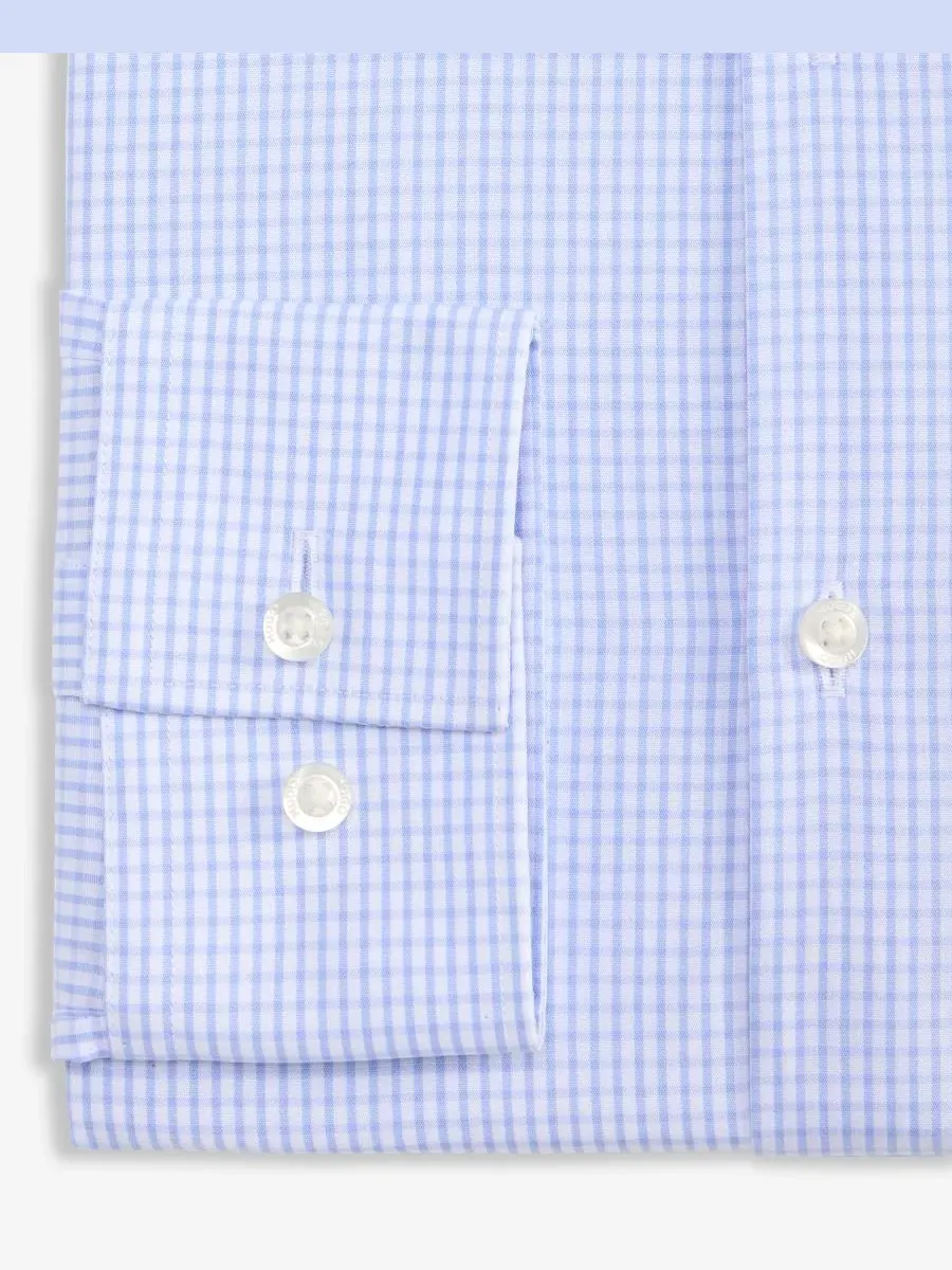 Рубашка с длинным рукавом Kenno Slim-Fit Hugo Boss — изображение 6 из 6, светлый/синий
