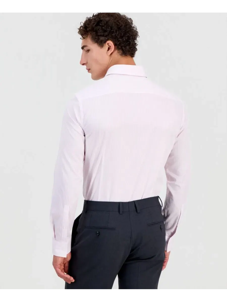 Рубашка-поло Kenno Slim-Fit Hugo Boss — изображение 2 из 6, светлый/фиолетовый