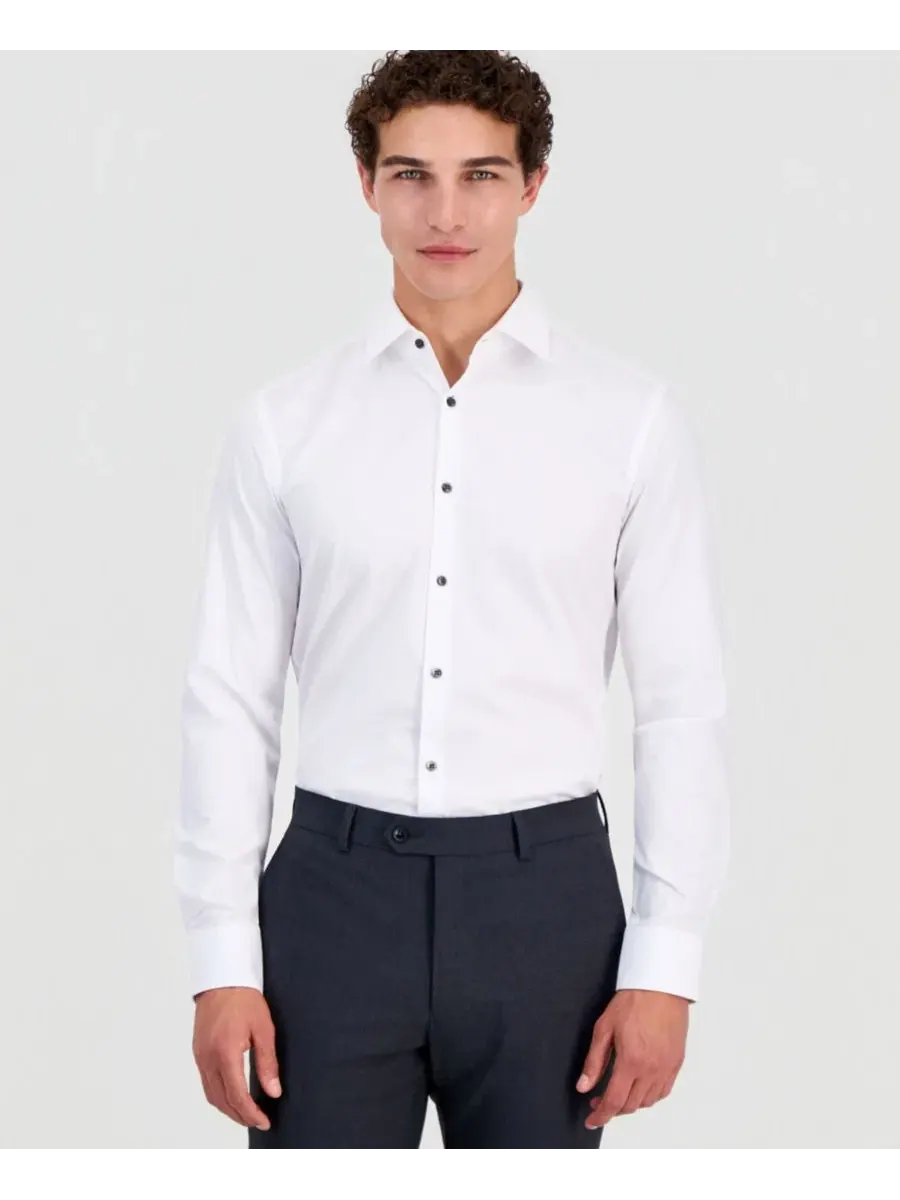 Рубашка для мужчин Kenno Slim-Fit Hugo Boss — изображение 1 из 9, белый