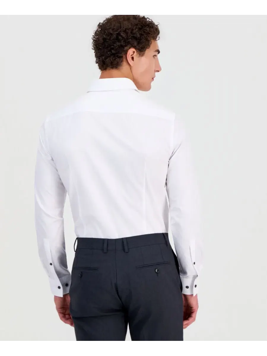 Рубашка для мужчин Kenno Slim-Fit Hugo Boss — изображение 4 из 9, белый