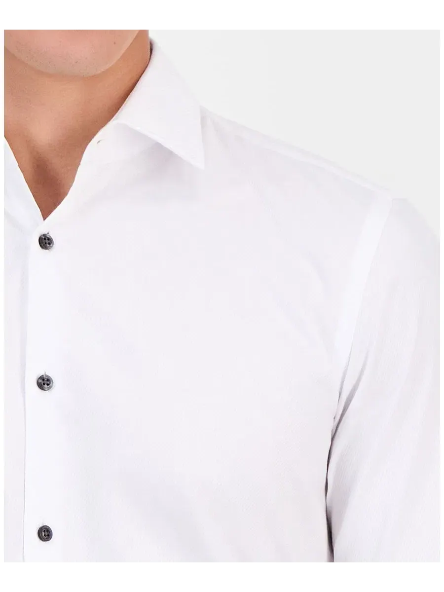 Рубашка для мужчин Kenno Slim-Fit Hugo Boss — изображение 6 из 9, белый