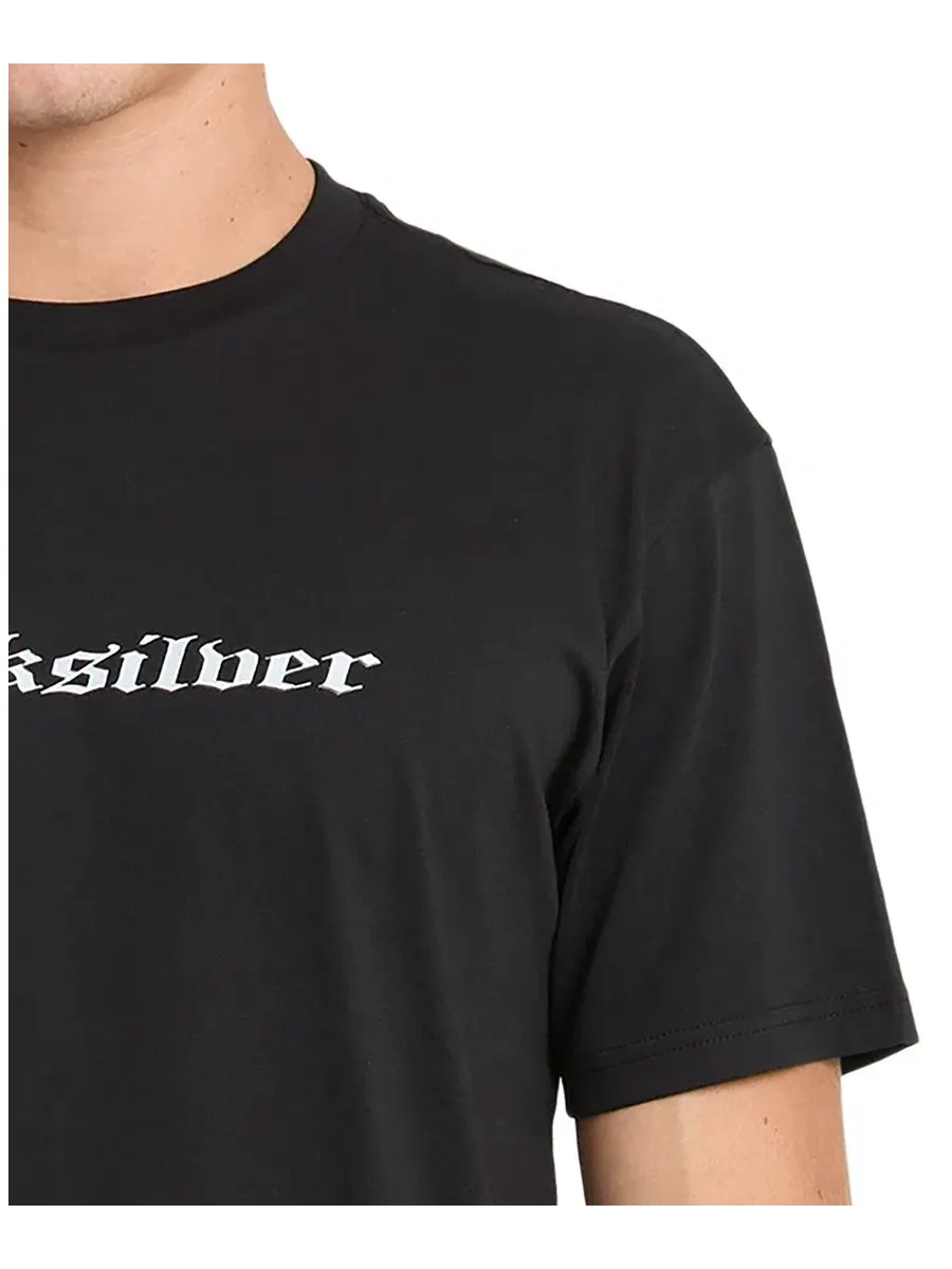 Мужская футболка с круглым вырезом и короткими рукавами Quiksilver — изображение 4 из 4, черный