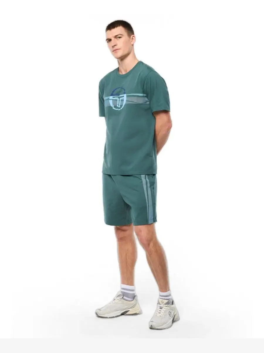 Футболка с длинным рукавом Rotto Fashion Sergio Tacchini — изображение 3 из 5, морской зеленый