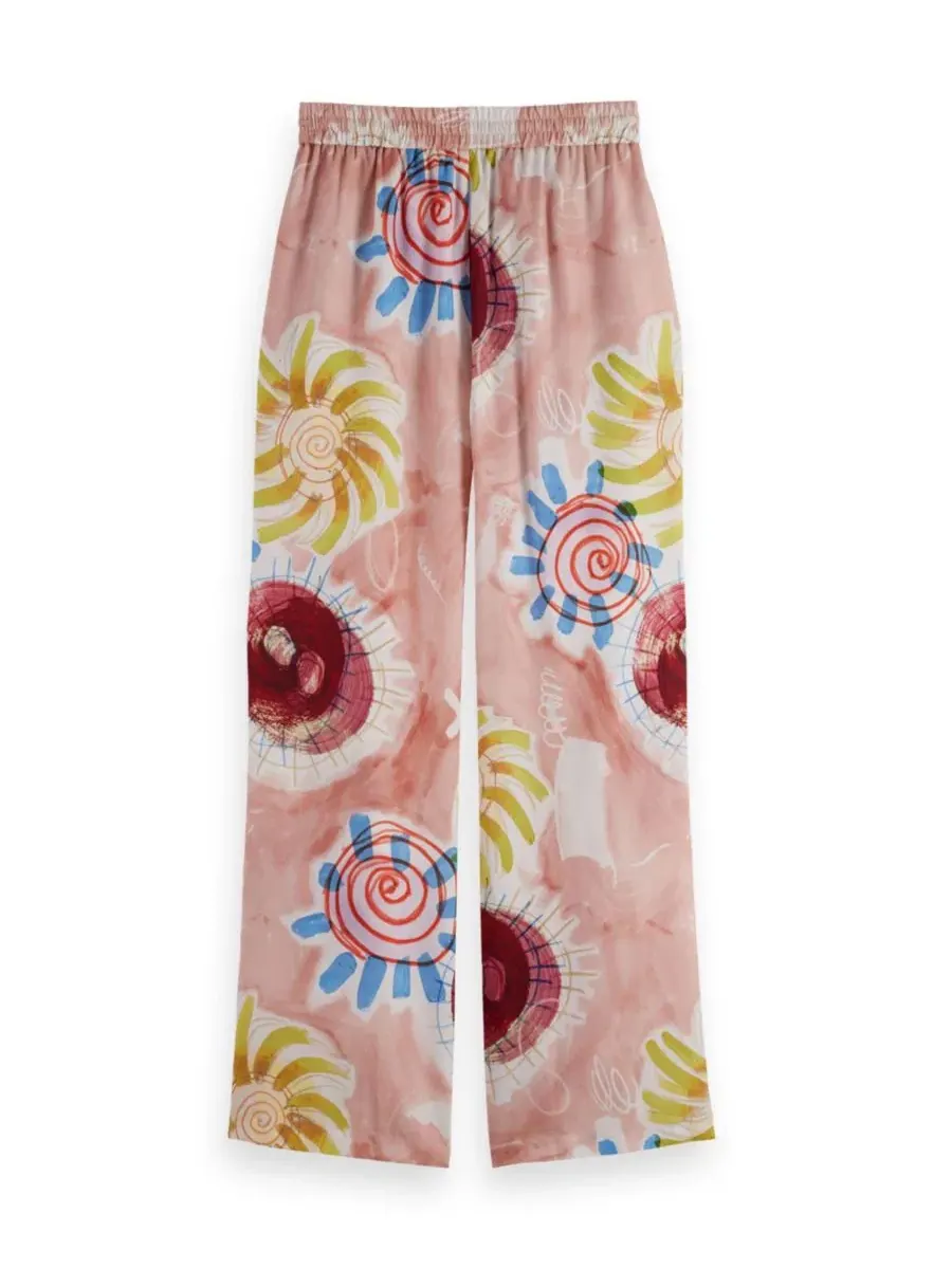 Брюки женские с широкими штанинами Elasticated Gia SCOTCH & SODA — изображение 6 из 6, розовый