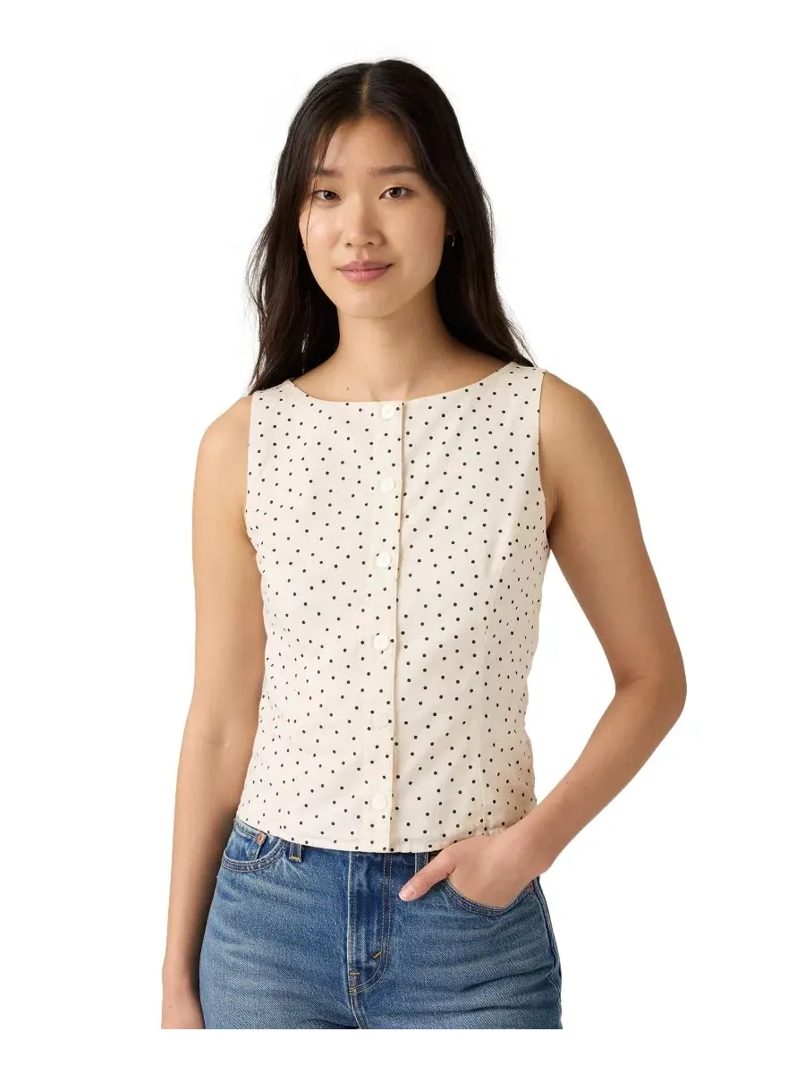 Топ без рукавов Pippa Levi's, Inga Dot Egret — изображение 2 из 4