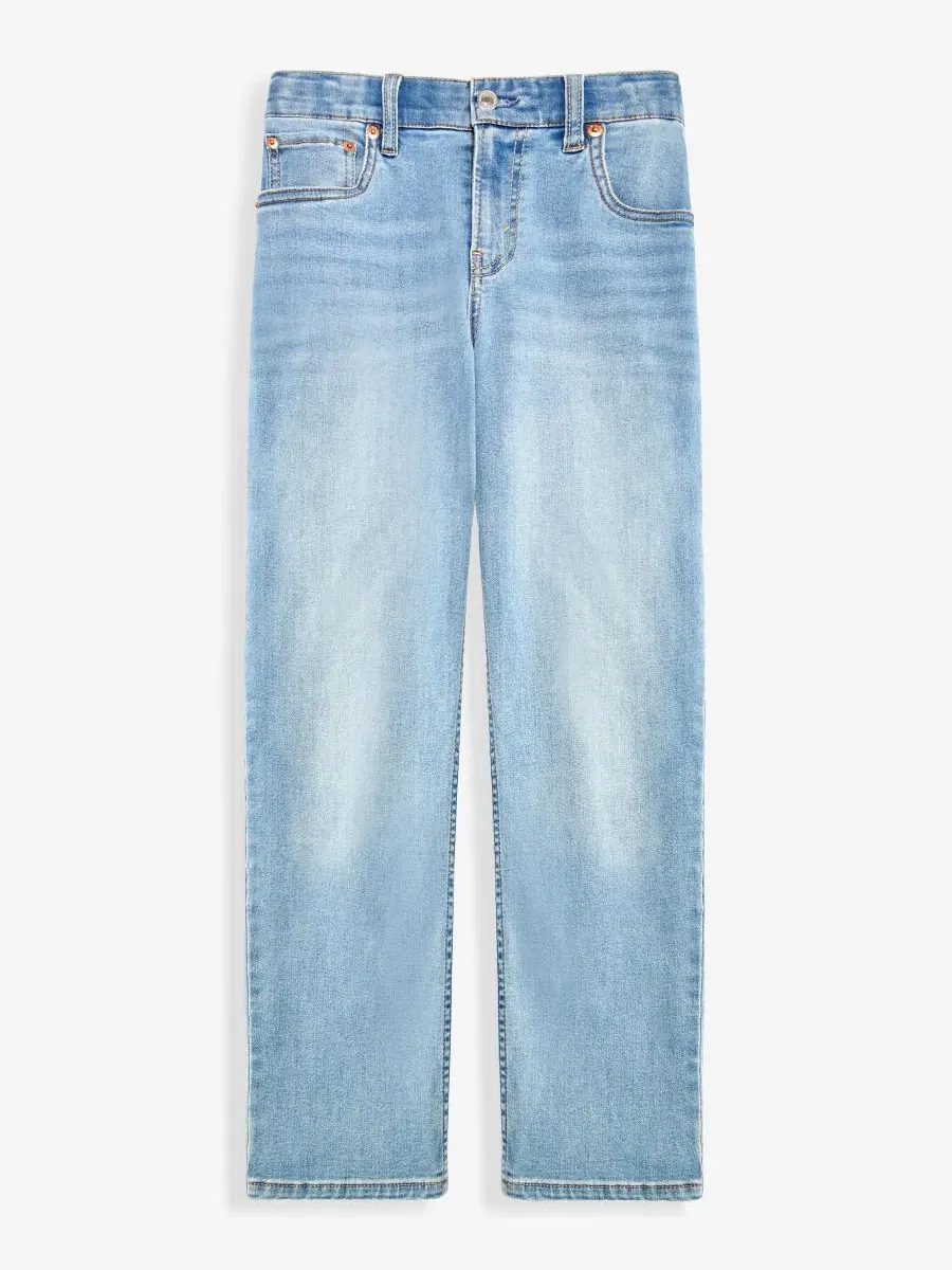 Комплект из футболки и джинсов Heritage Logos Tee & 514 Straight On The Move Jeans Levi's — изображение 4 из 6, голубой
