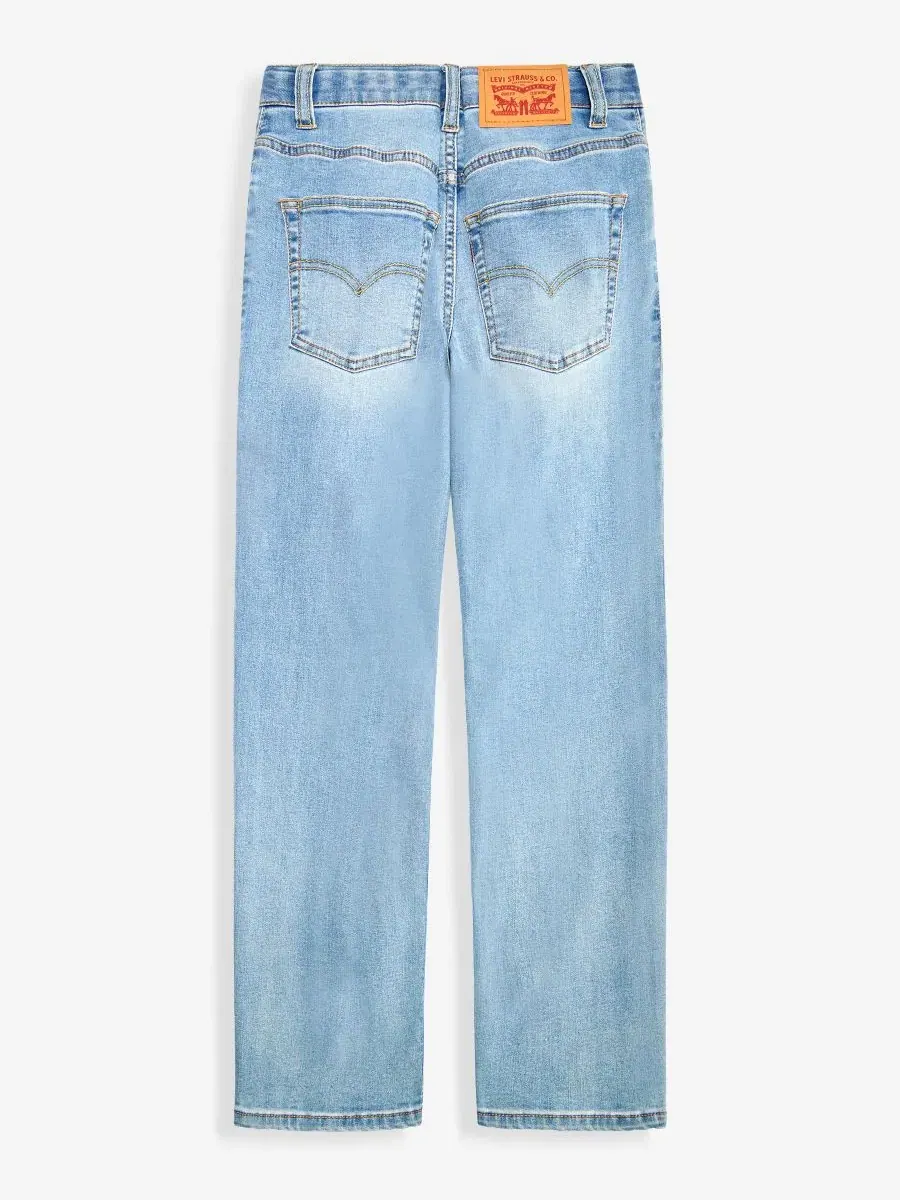 Комплект из футболки и джинсов Heritage Logos Tee & 514 Straight On The Move Jeans Levi's — изображение 5 из 6, голубой
