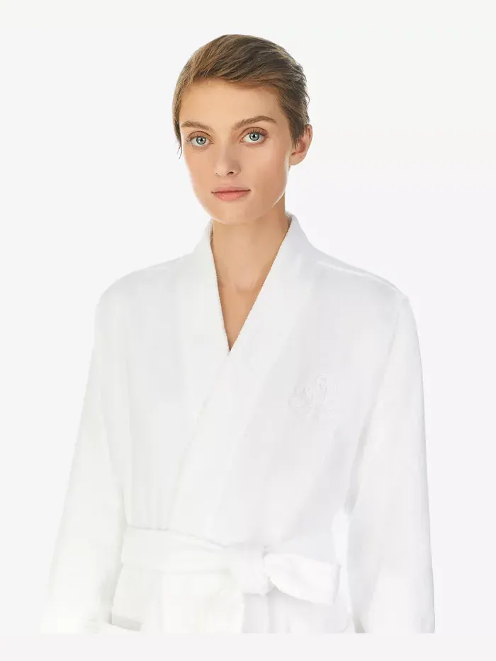 Гринвич Тканый Терри Халат Lauren Ralph Lauren — изображение 4 из 4, белый