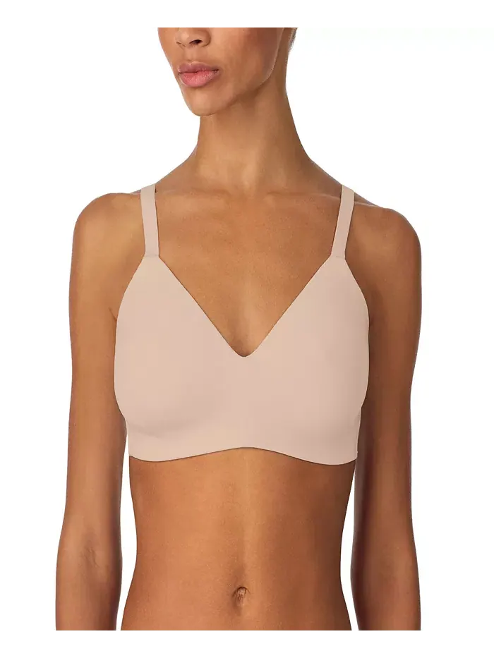 Женский спортивный бюстгальтер без косточек Litewear Active Comfort - DK7934 DKNY — изображение 1 из 2, кашемировый