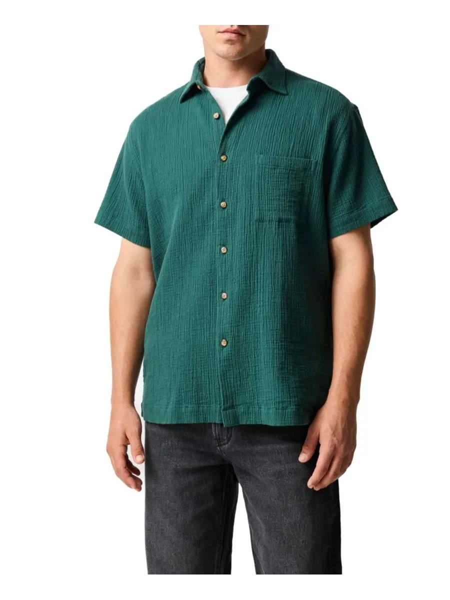 Рубашка Weekend Fit Adams Flat Rodd & Gunn — зеленый
