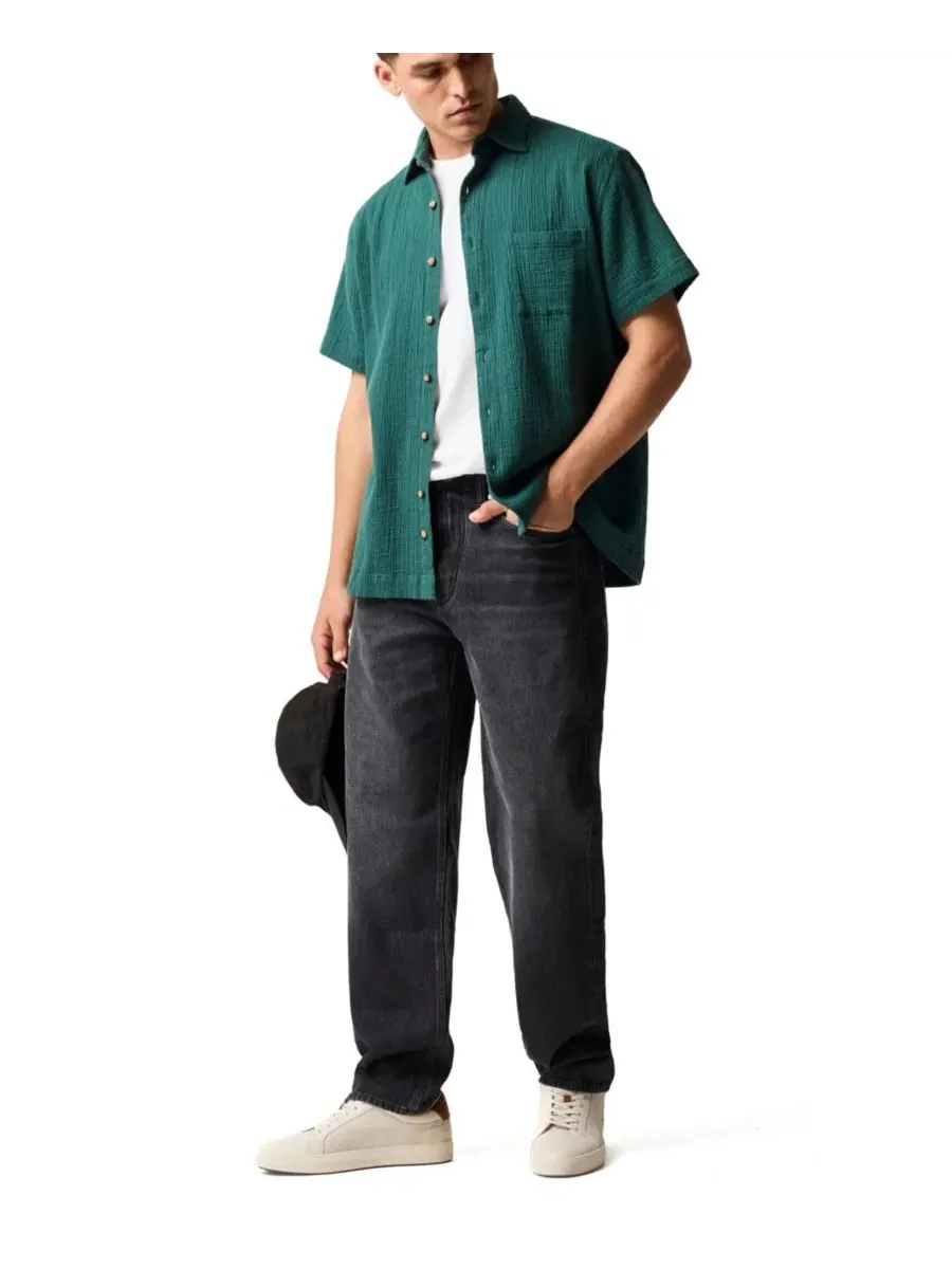 Рубашка Weekend Fit Adams Flat Rodd & Gunn — изображение 3 из 5, зеленый