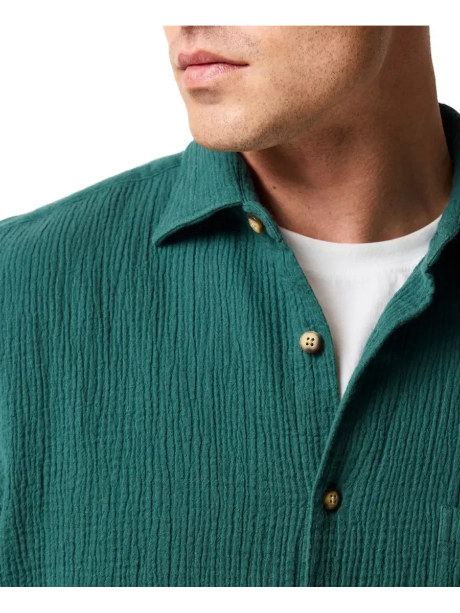 Рубашка Weekend Fit Adams Flat Rodd & Gunn — изображение 5 из 5, зеленый