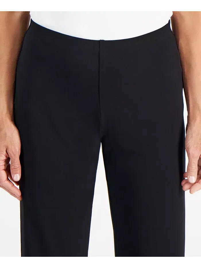Брюки-кюлоты на резинке Petites Knit Wide-Leg Pull-On Pants, размеры Petite и Petite Short JM — изображение 4 из 7