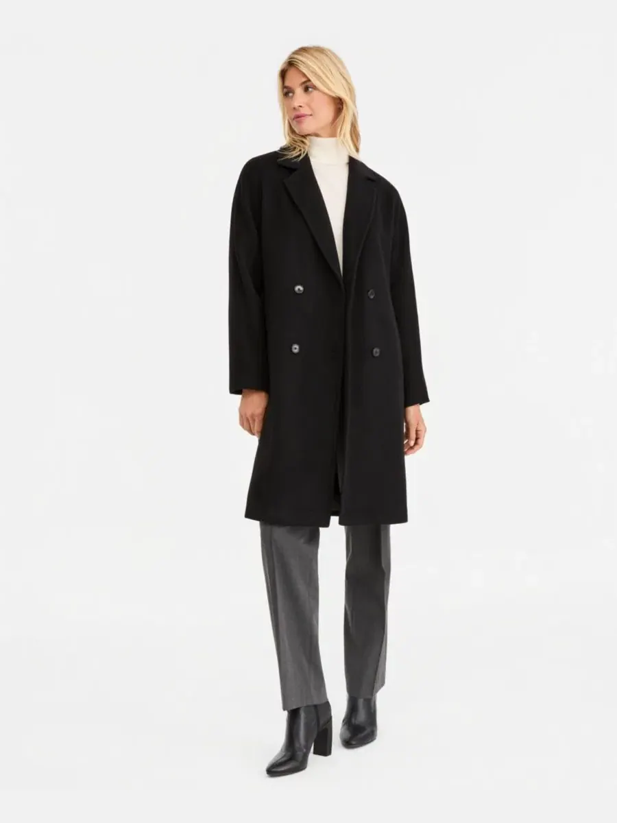 Пальто двойное с лацканами Calvin Klein