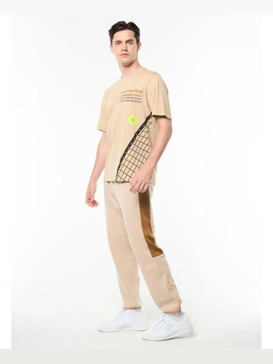 Футболка с принтом Netto Sergio Tacchini — изображение 2 из 5, коричневый