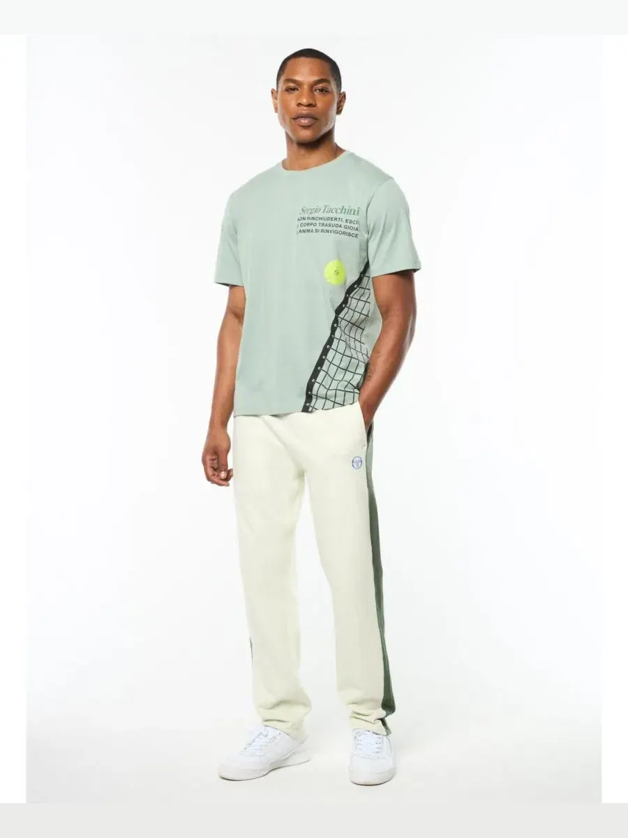 Футболка с принтом Netto Sergio Tacchini — изображение 2 из 5, серый