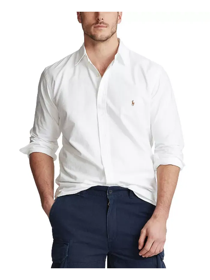 Мужская классическая оксфордская рубашка с длинным рукавом Big & Tall Polo Ralph Lauren — изображение 1 из 3
