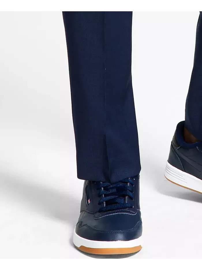 Брюки мужские Modern-Fit из шерсти TH-Flex с эластичной вставкой Tommy Hilfiger — изображение 7 из 7, синий