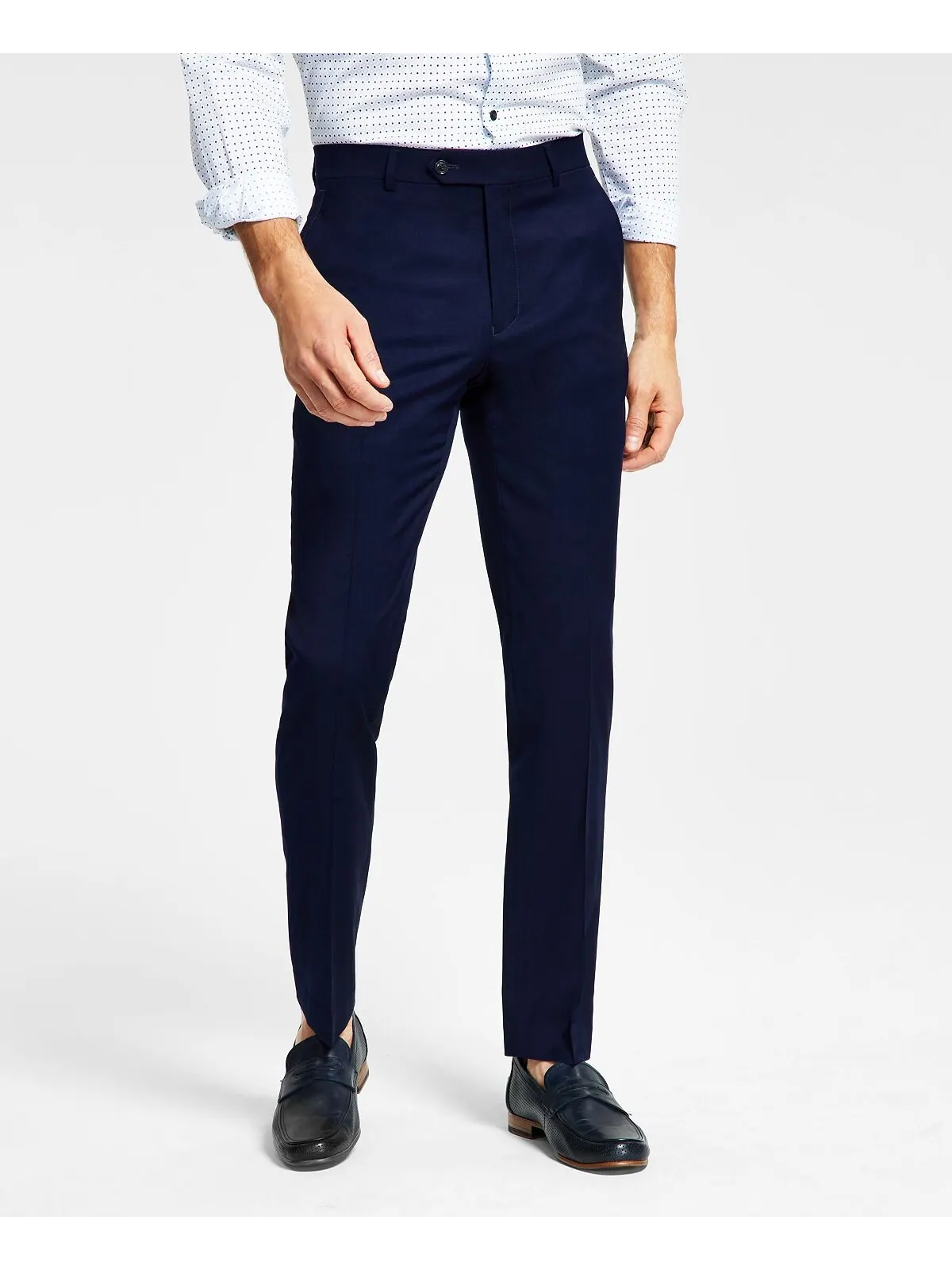 Мужские брюки современного кроя TH Flex из эластичной шерсти Tommy Hilfiger
