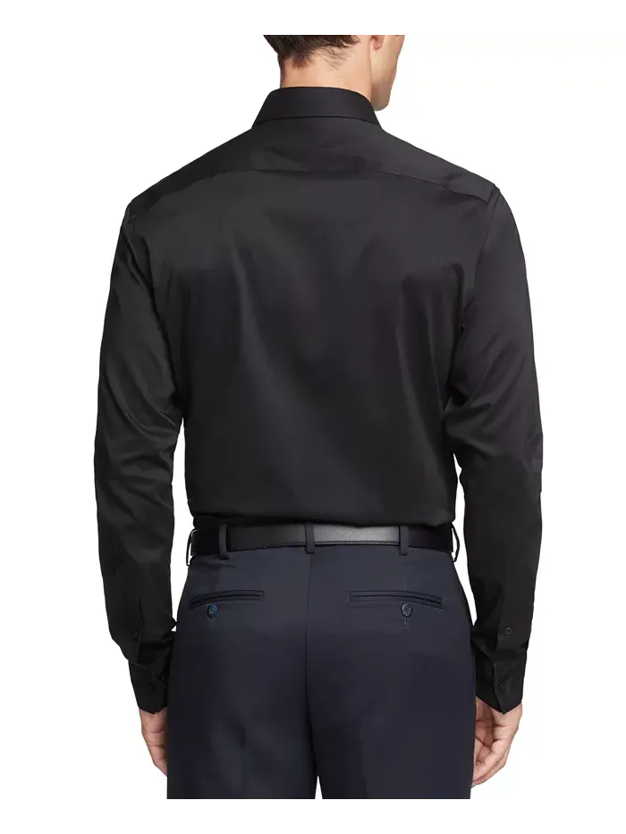 Мужская классическая рубашка Ultraflex Regular Fit Van Heusen — изображение 2 из 3, черный
