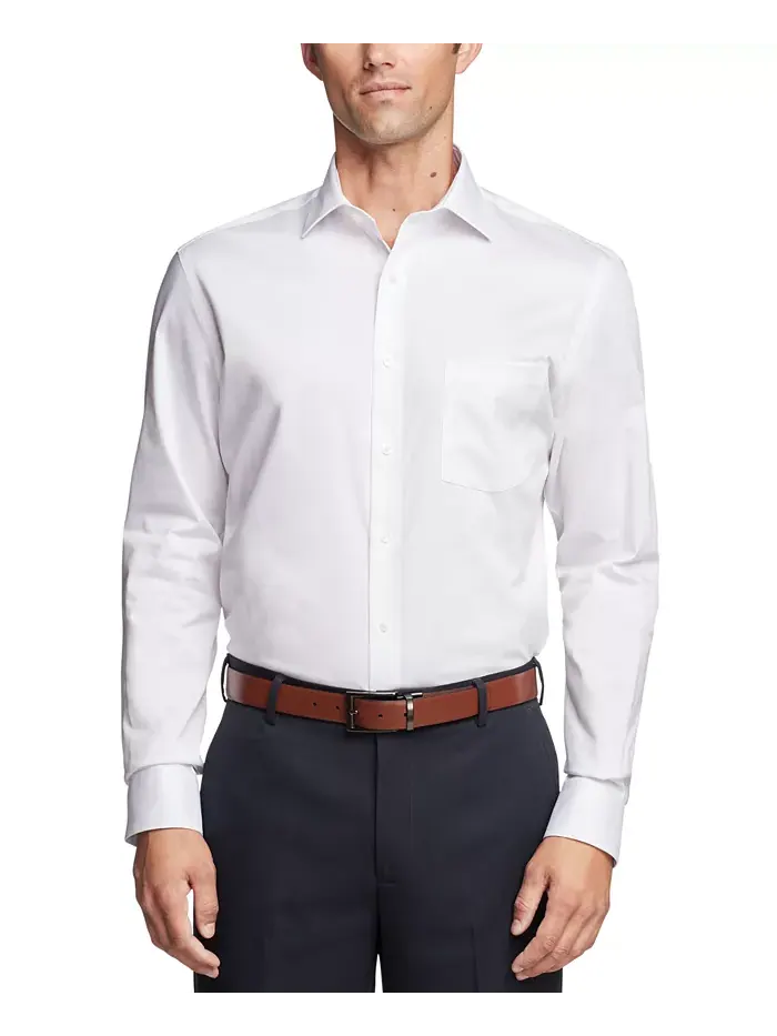 Мужская классическая рубашка Ultraflex Regular Fit Van Heusen — белый