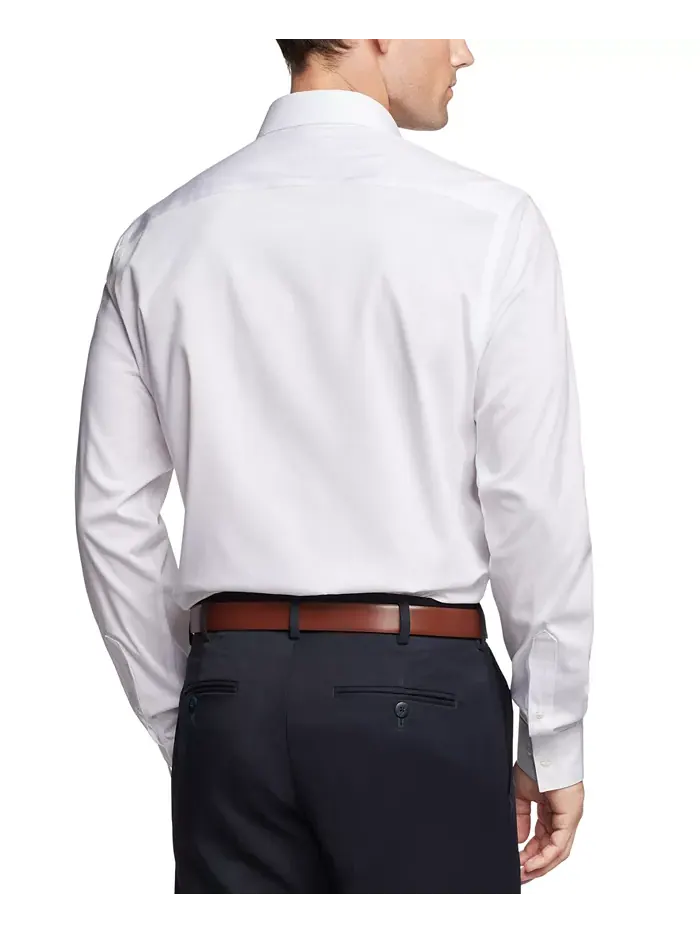 Мужская классическая рубашка Ultraflex Regular Fit Van Heusen — изображение 2 из 3, белый