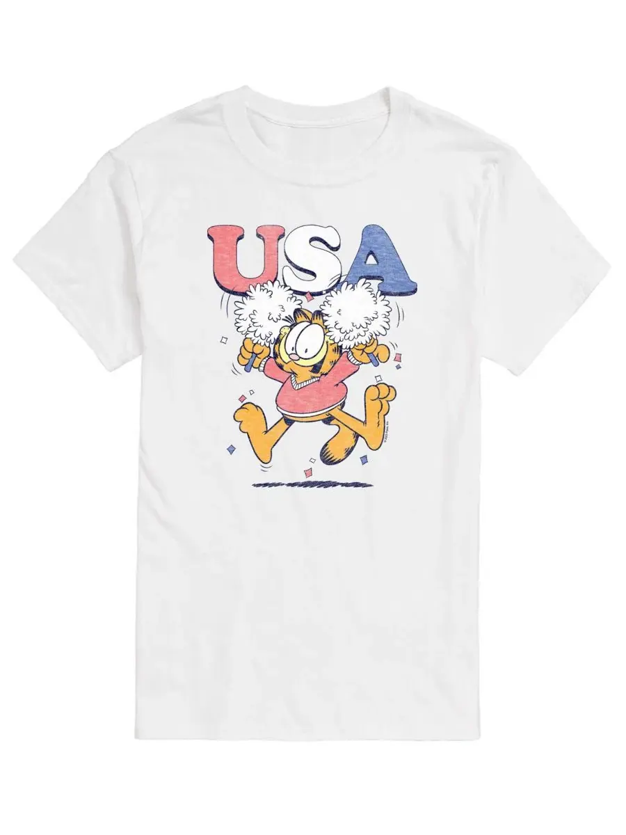 Футболка с коротким рукавом Garfield USA Cheer AIRWAVES — изображение 1 из 3, белый