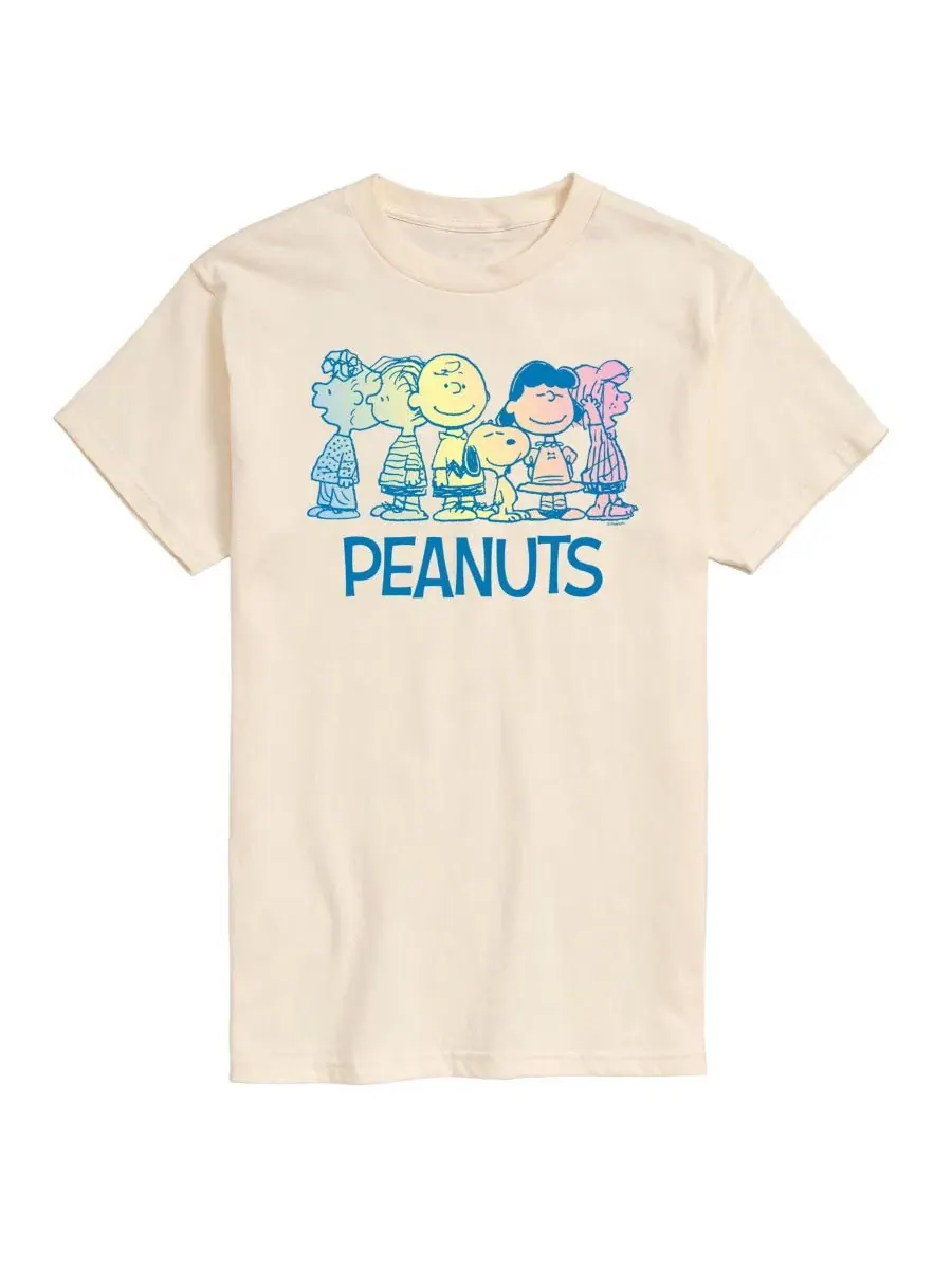 Футболка с принтом Rainbow Peanuts AIRWAVES — изображение 1 из 3, бежевый