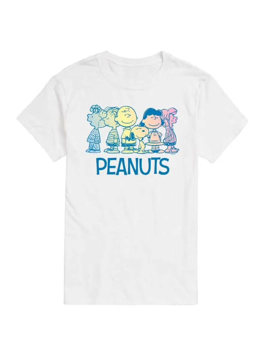 Футболка с принтом Peanuts Rainbow AIRWAVES — изображение 1 из 3, белый