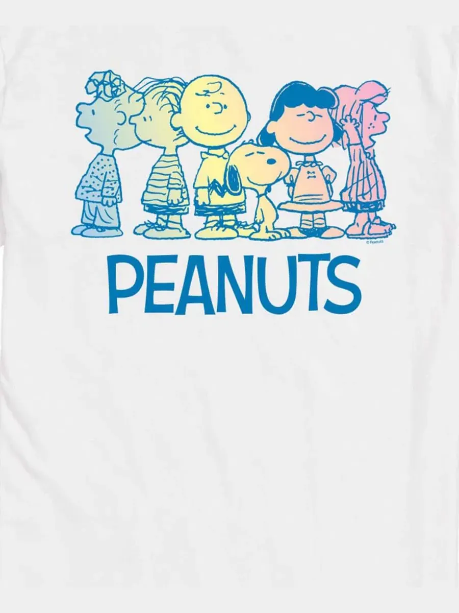 Футболка с принтом Peanuts Rainbow AIRWAVES — изображение 3 из 3, белый
