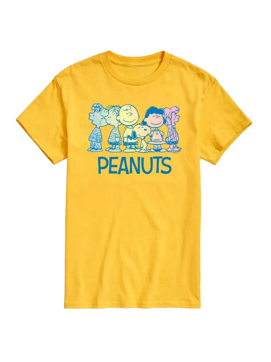 Футболка с принтом Peanuts Rainbow AIRWAVES — изображение 1 из 3, желтый