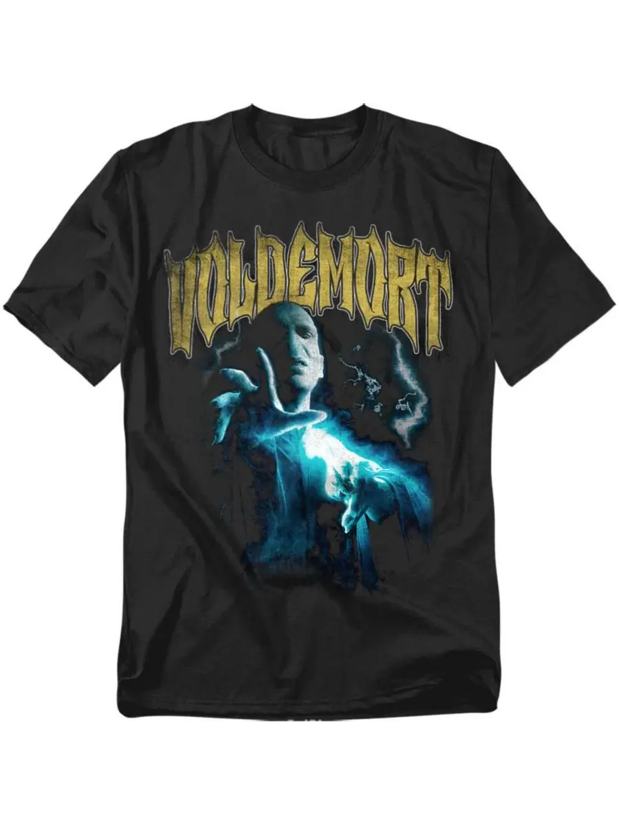 Футболка с длинным рукавом Voldemort Lightning Harry Potter — изображение 1 из 3, черный