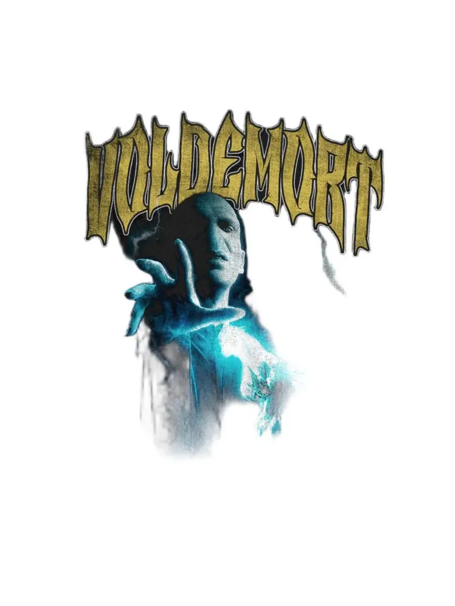 Футболка с длинным рукавом Voldemort Lightning Harry Potter — изображение 2 из 3, черный